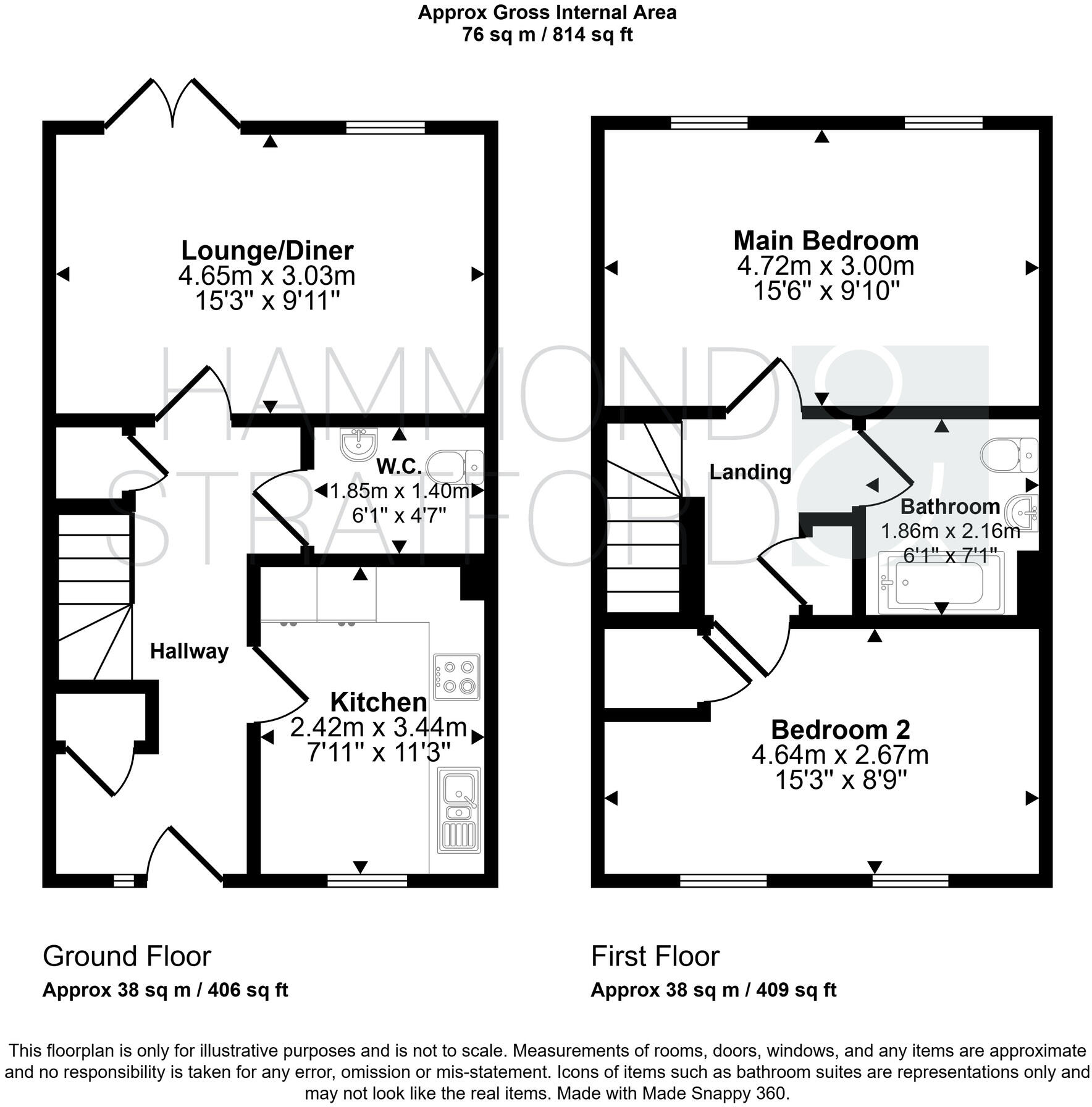Carnation Close, Attleborough floorplan