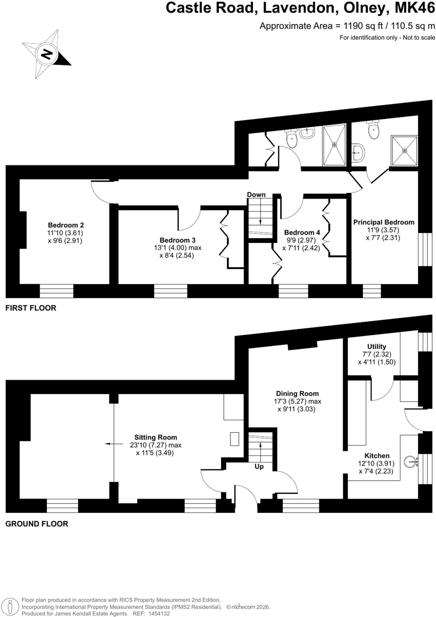 Castle Road, Lavendon, MK46 floorplan