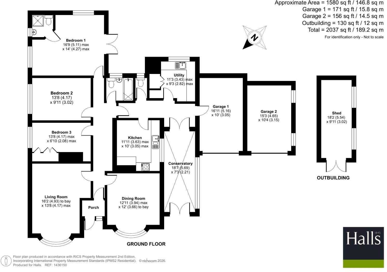 Trewern, Welshpool floorplan