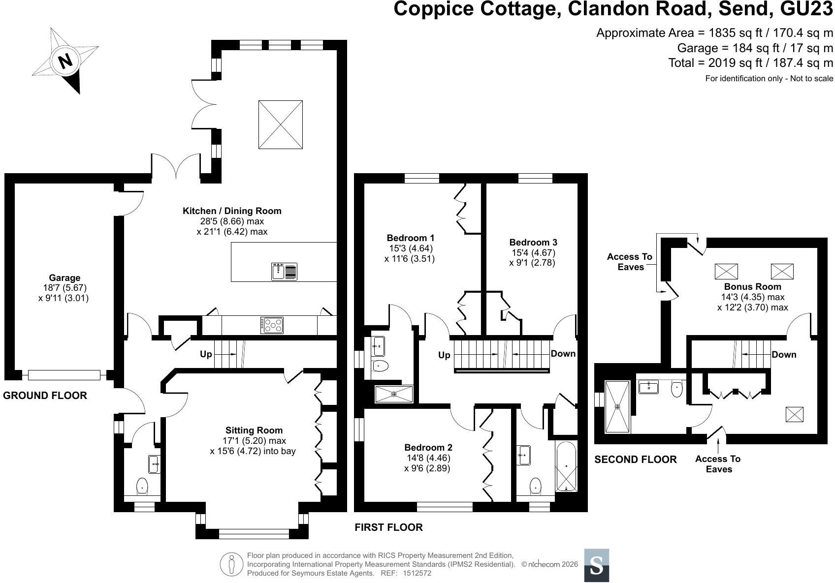 Clandon Road, Send, Surrey, GU23 floorplan
