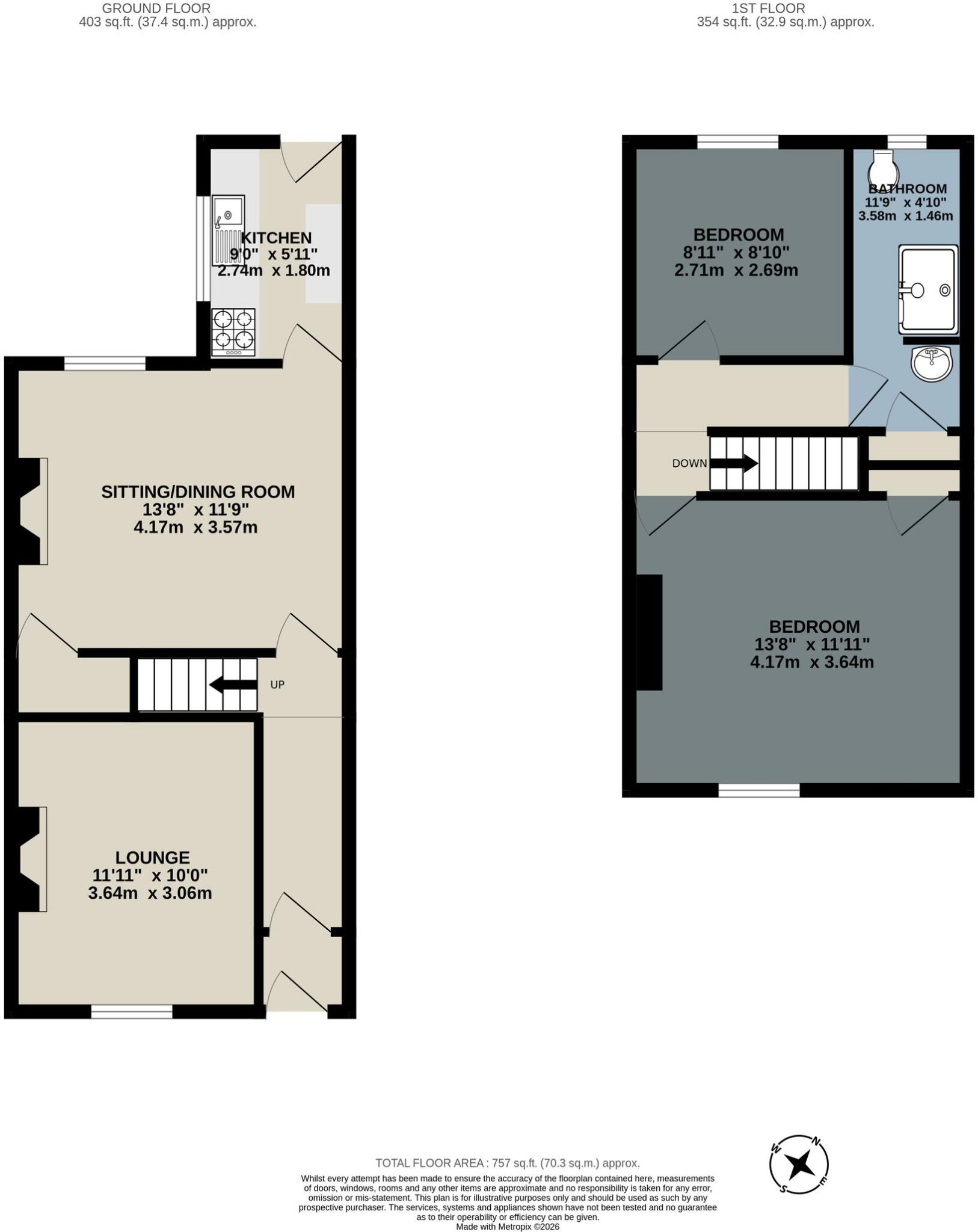 Brooks Avenue, Gee Cross floorplan