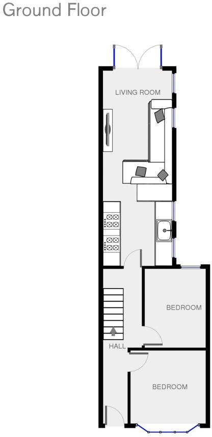 Llanbleddian Gardens, Cathays floorplan