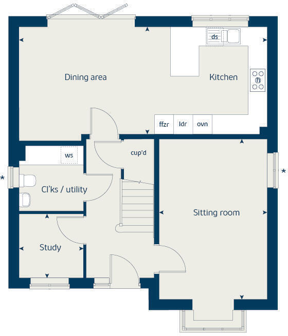 Bayes Avenue,
Coggeshall,
Essex
CO6 1ZN floorplan