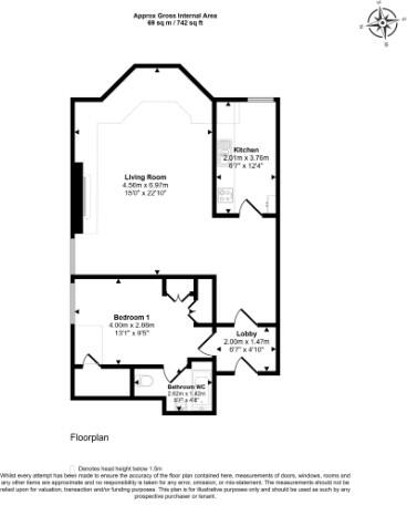 Esplanade Road, Scarborough, North Yorkshire floorplan