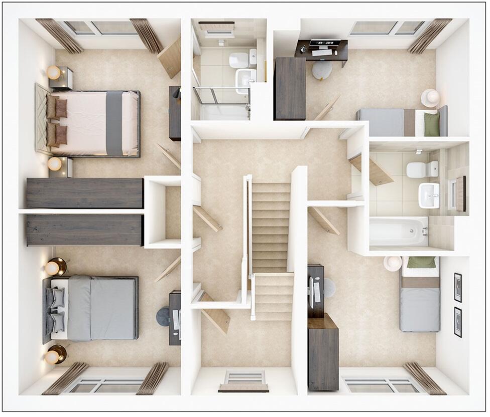 Dobbins Avenue
West Cambourne
Cambridgeshire
CB23 6LL floorplan