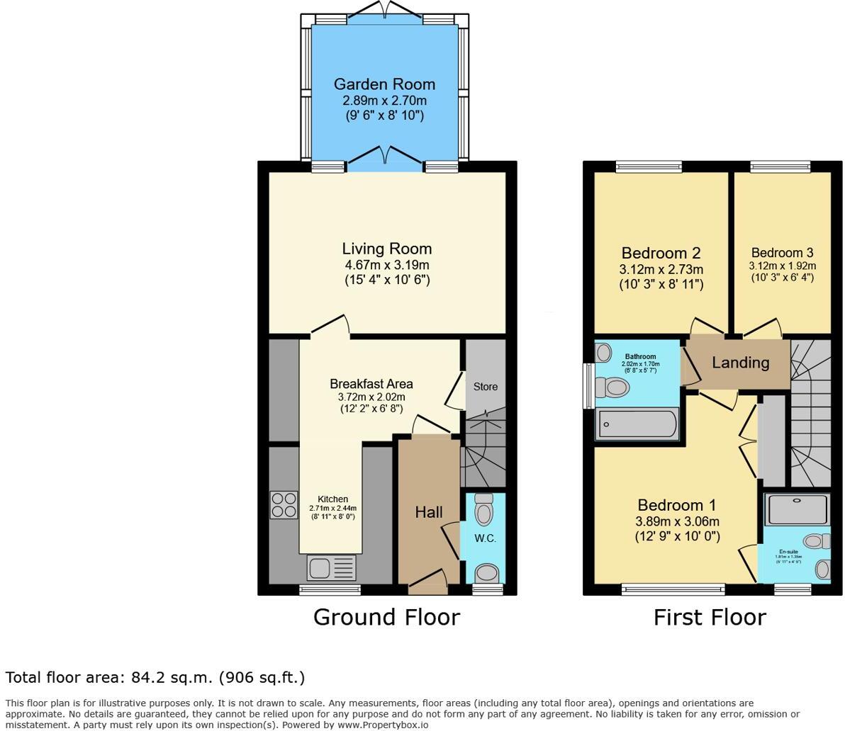 Yeats Drive, Warwick, Warwickshire floorplan