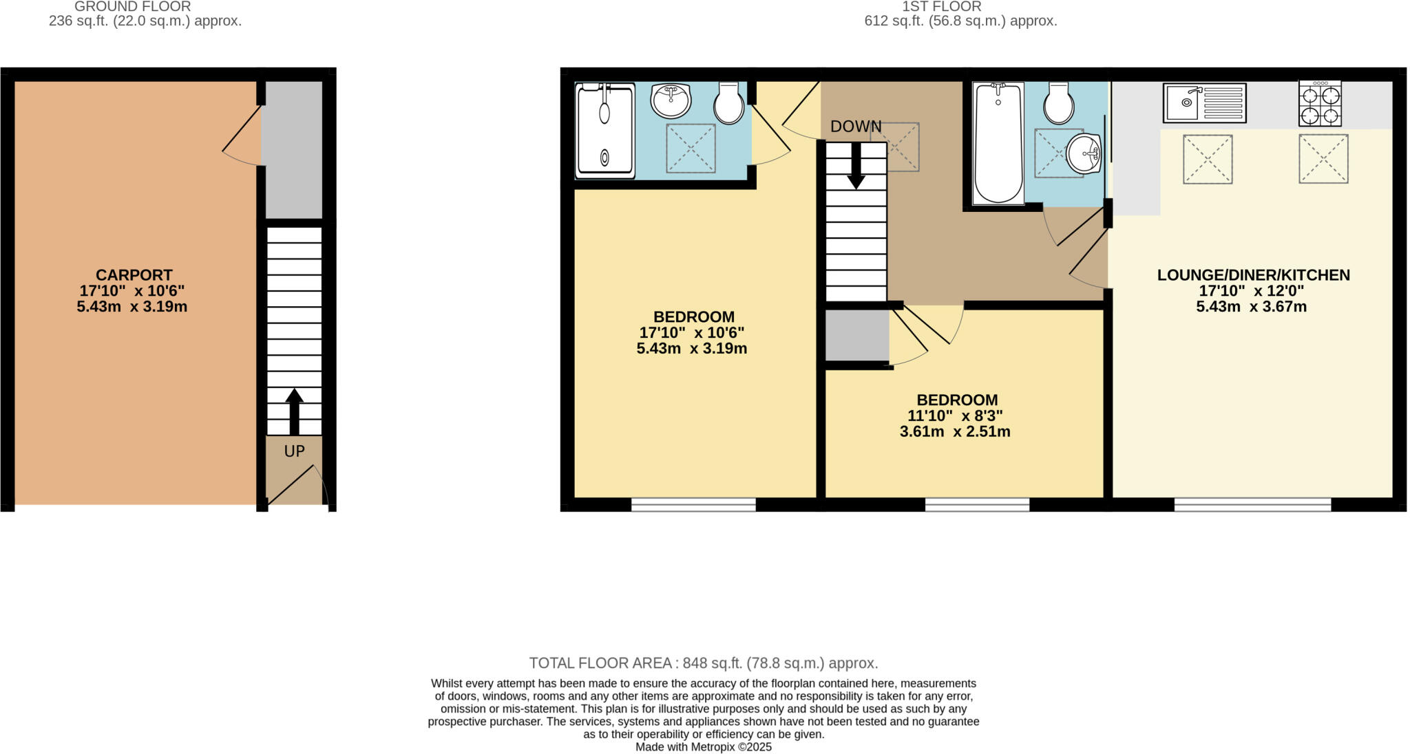 Tarka Mews, Broughton, Milton Keynes, Buckinghamshire, MK10 floorplan