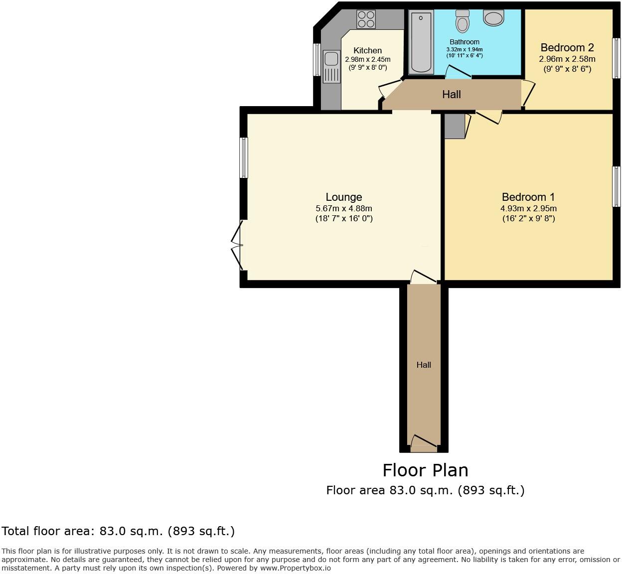 The Old Chapel, Grove Road, Wakefield, West Yorkshire, WF1 floorplan