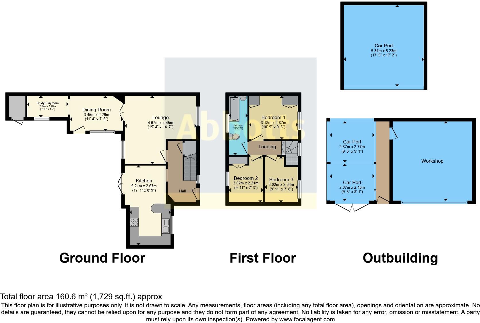 West Drove North, Walpole St. Peter, Wisbech, PE14 floorplan