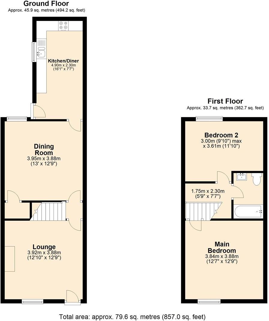 Lockett Street, Latchford, Warrington floorplan