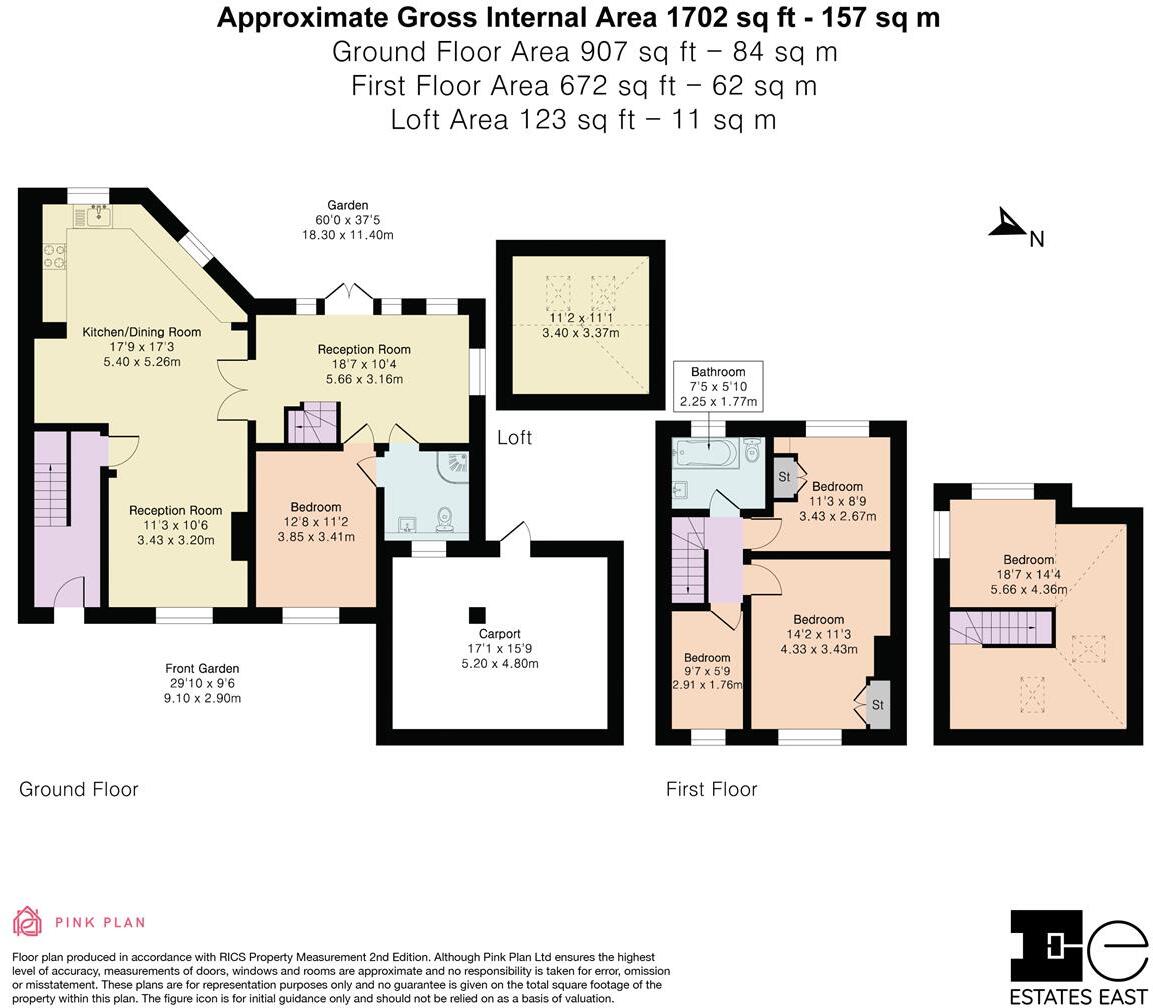 Monoux Grove, Walthamstow, London, E17 floorplan