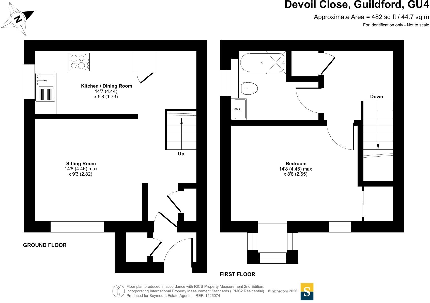 Devoil Close, Guildford, Surrey, GU4 floorplan