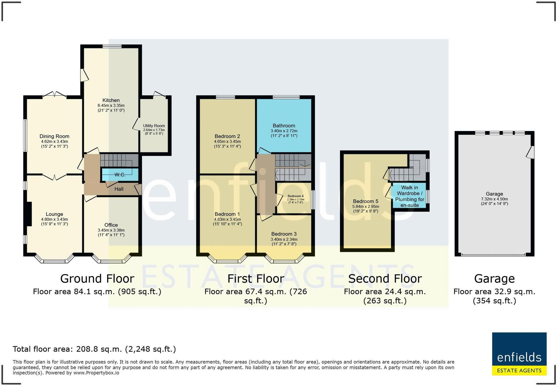 Cherford Road, Bournemouth, BH11 floorplan