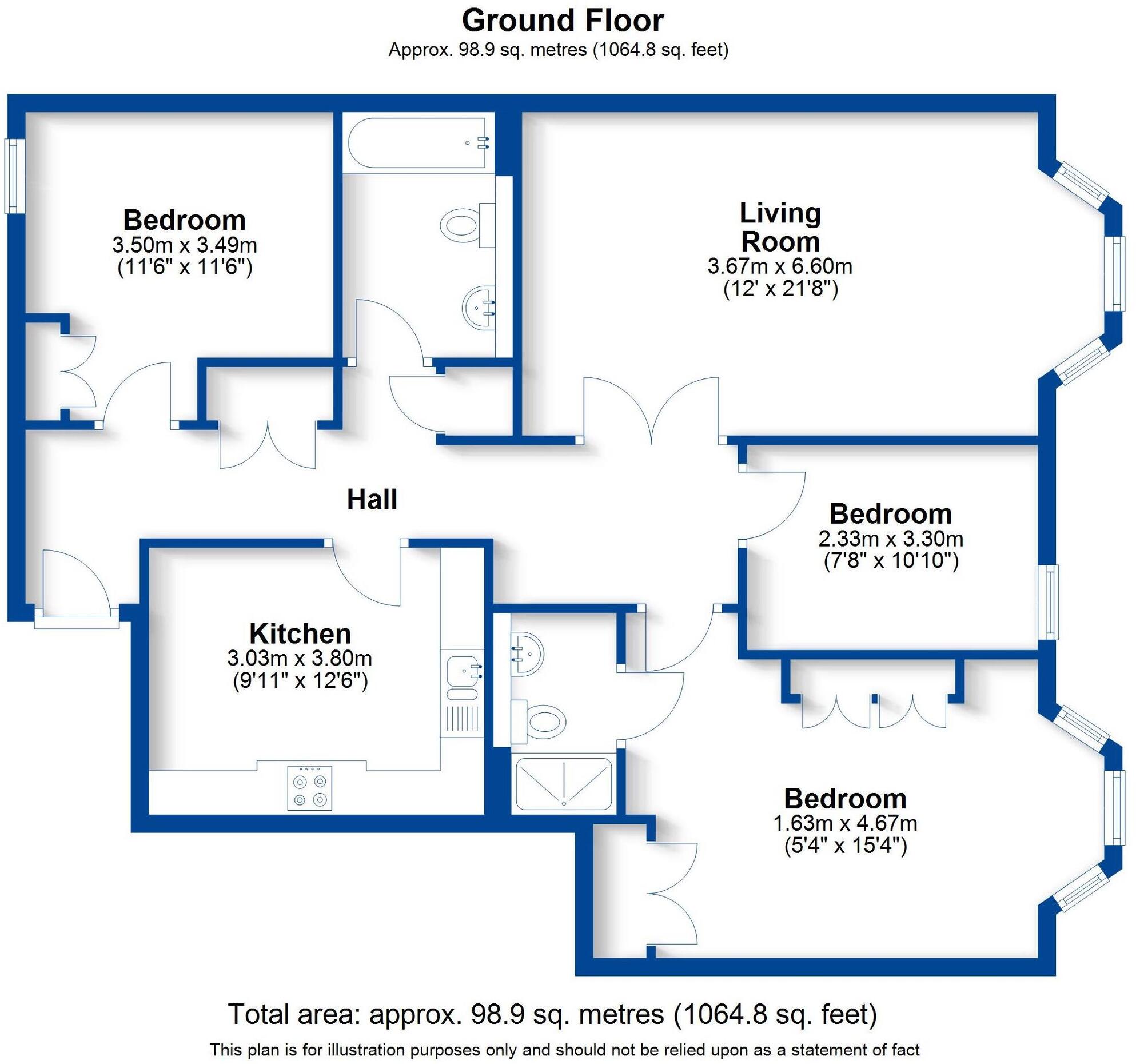 Lillington Road, Leamington Spa, CV32 floorplan