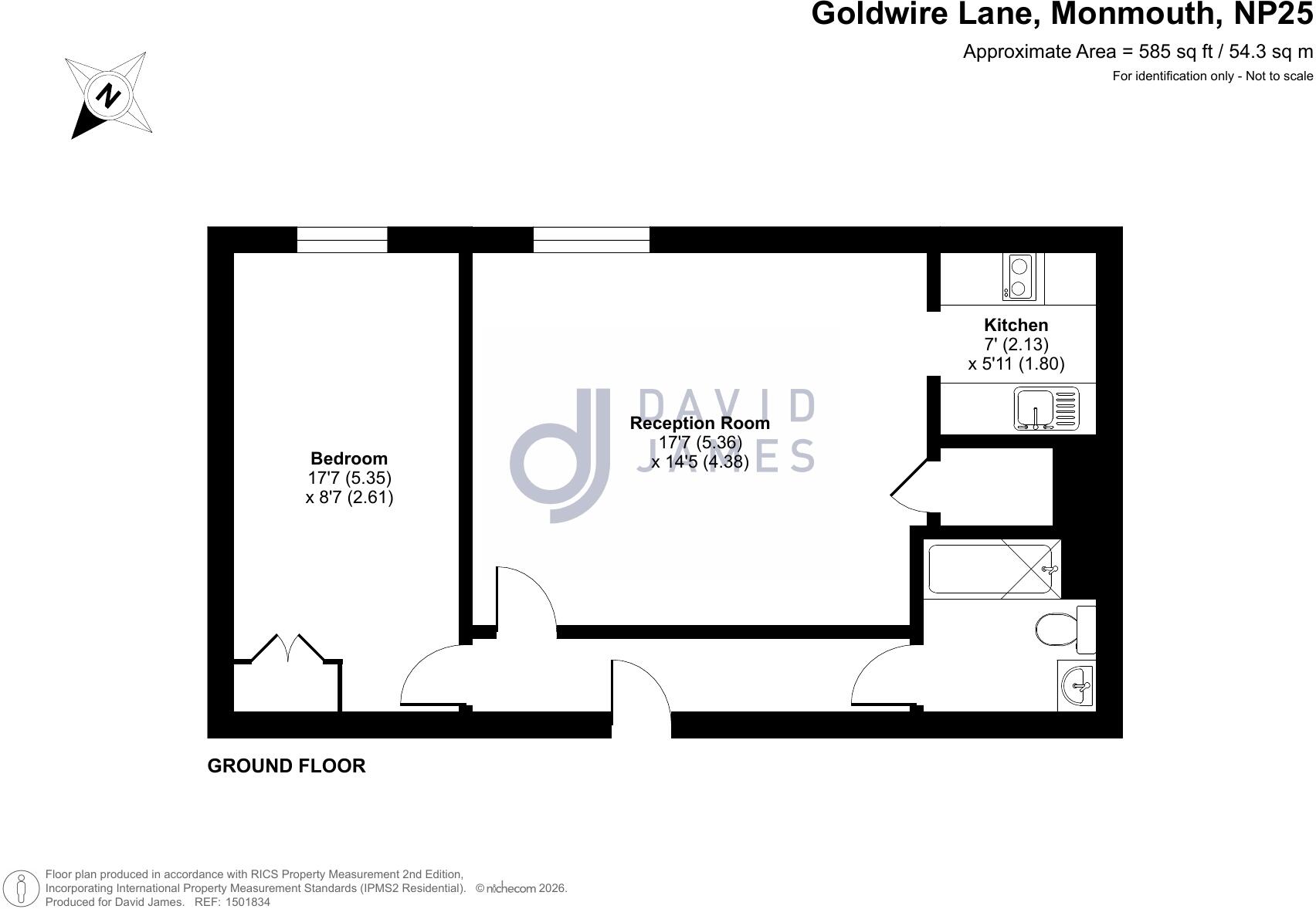 Goldwire Lane, Monmouth, Monmouthshire, NP25 floorplan