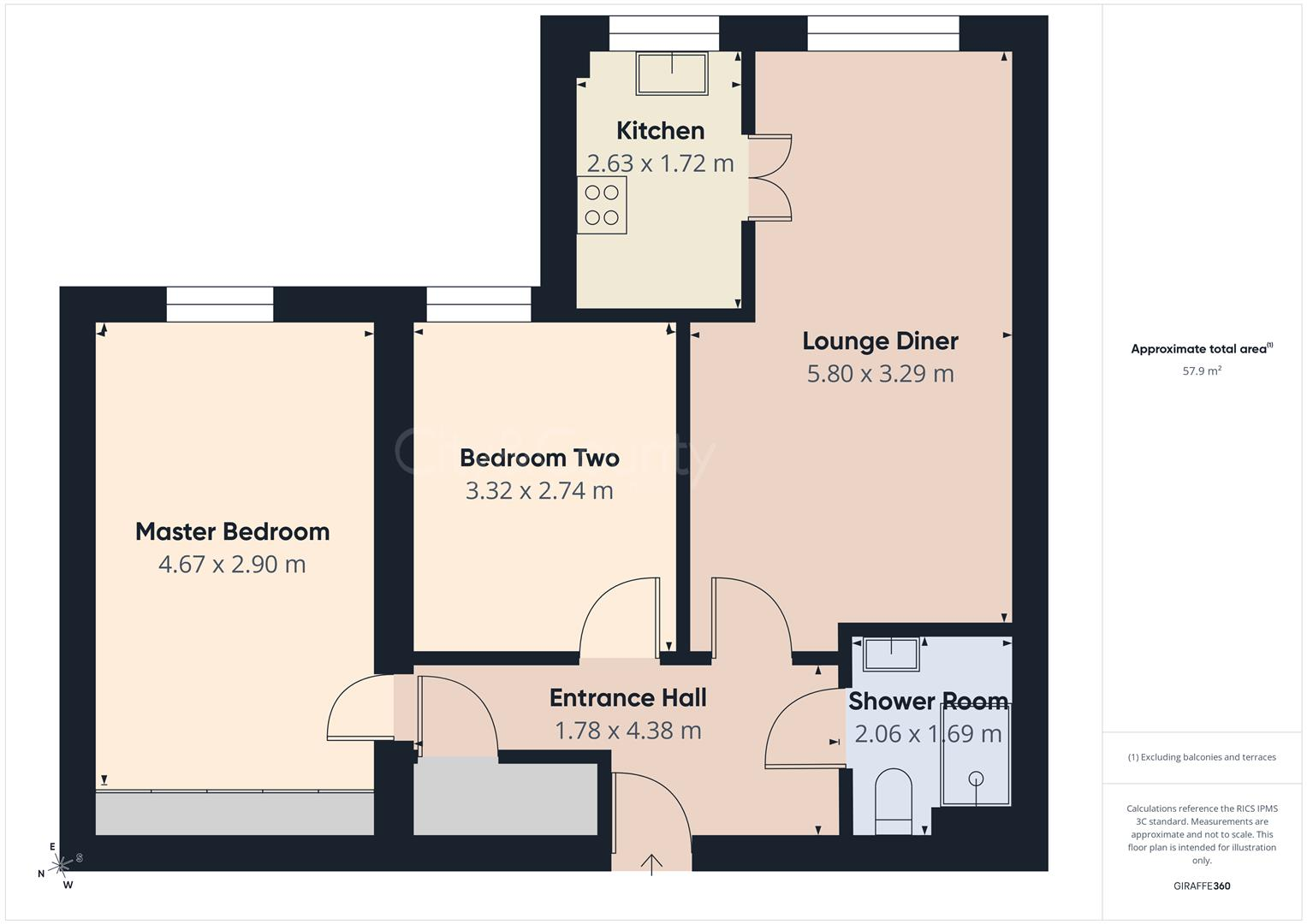 Pool Close, Spalding floorplan