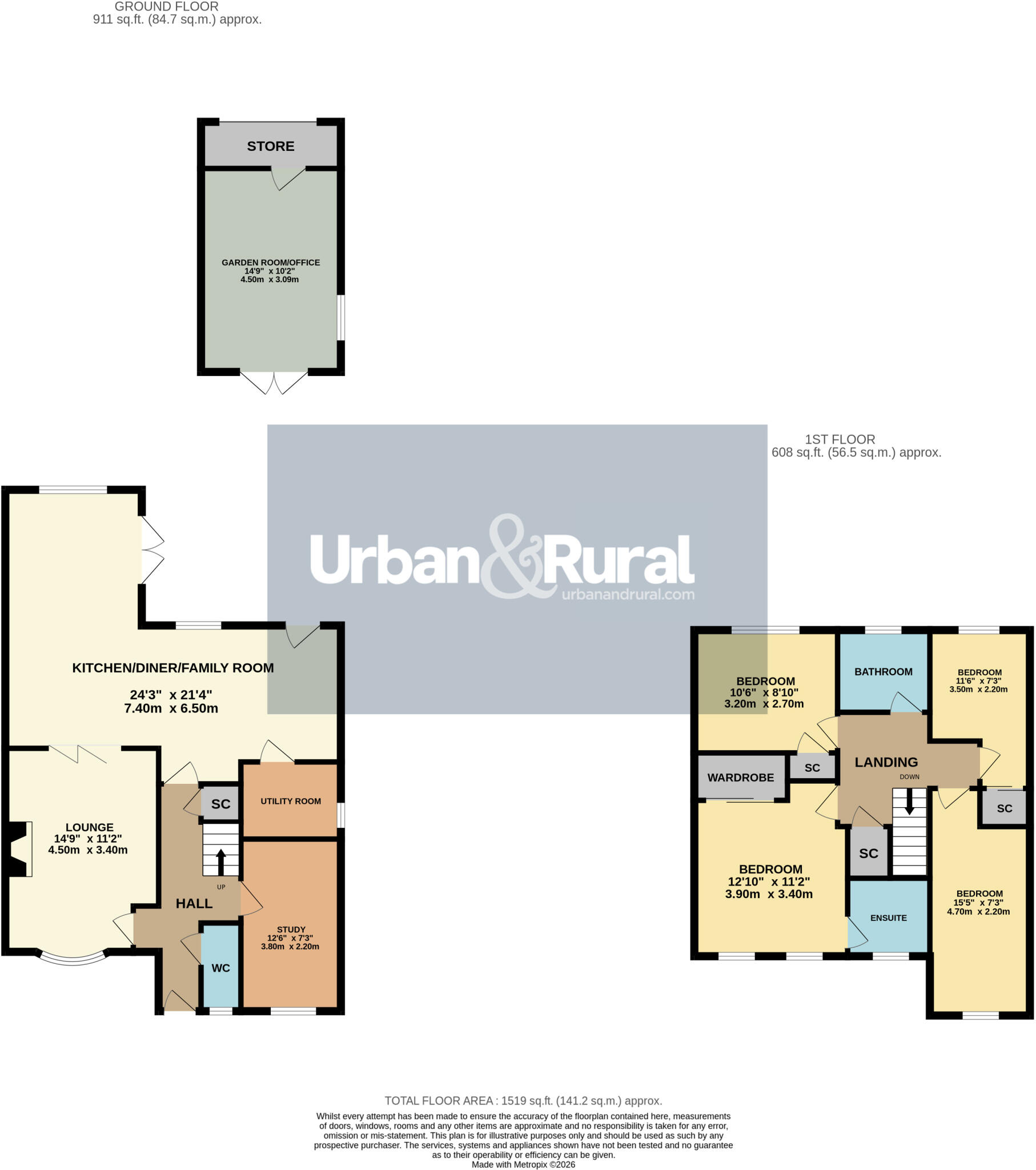 George Street, Maulden, Bedfordshire, MK45 floorplan