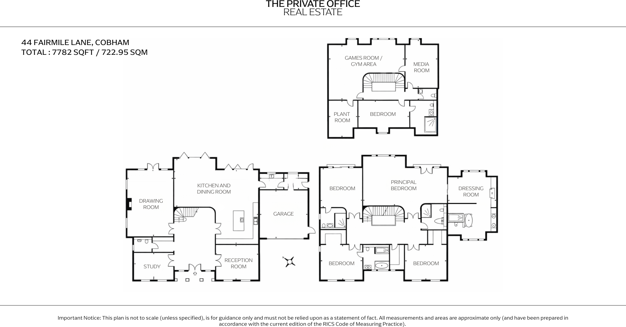 44 Fairmile Lane, Cobham, KT11 floorplan