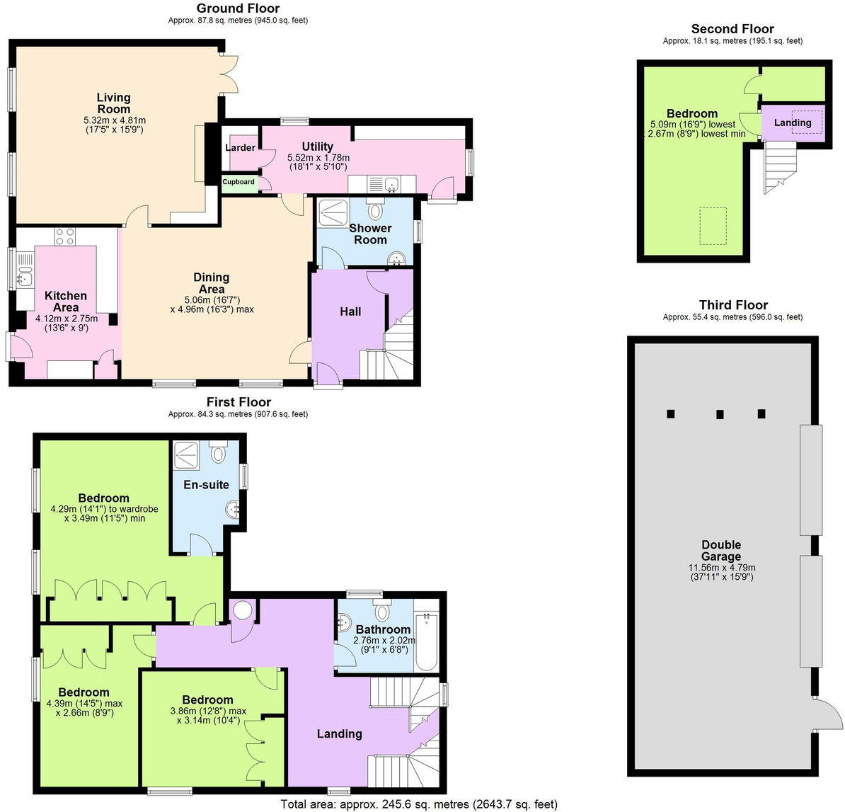 Rural Countryside Family Home In Frittenden floorplan