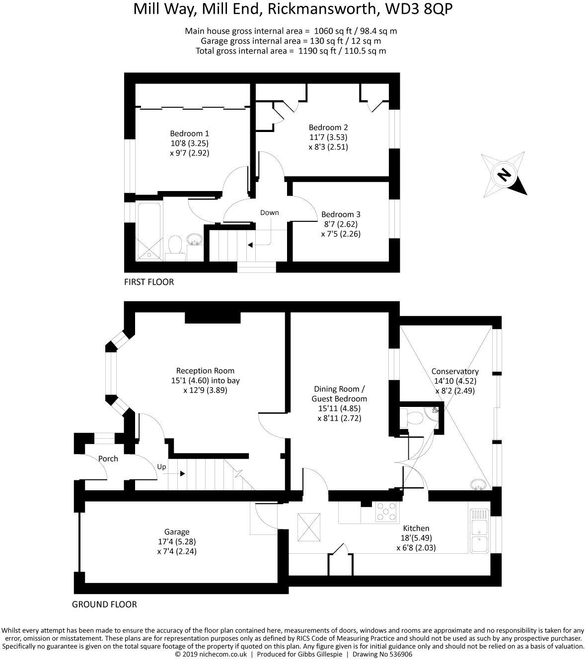 Mill Way, Mill End, Rickmansworth floorplan