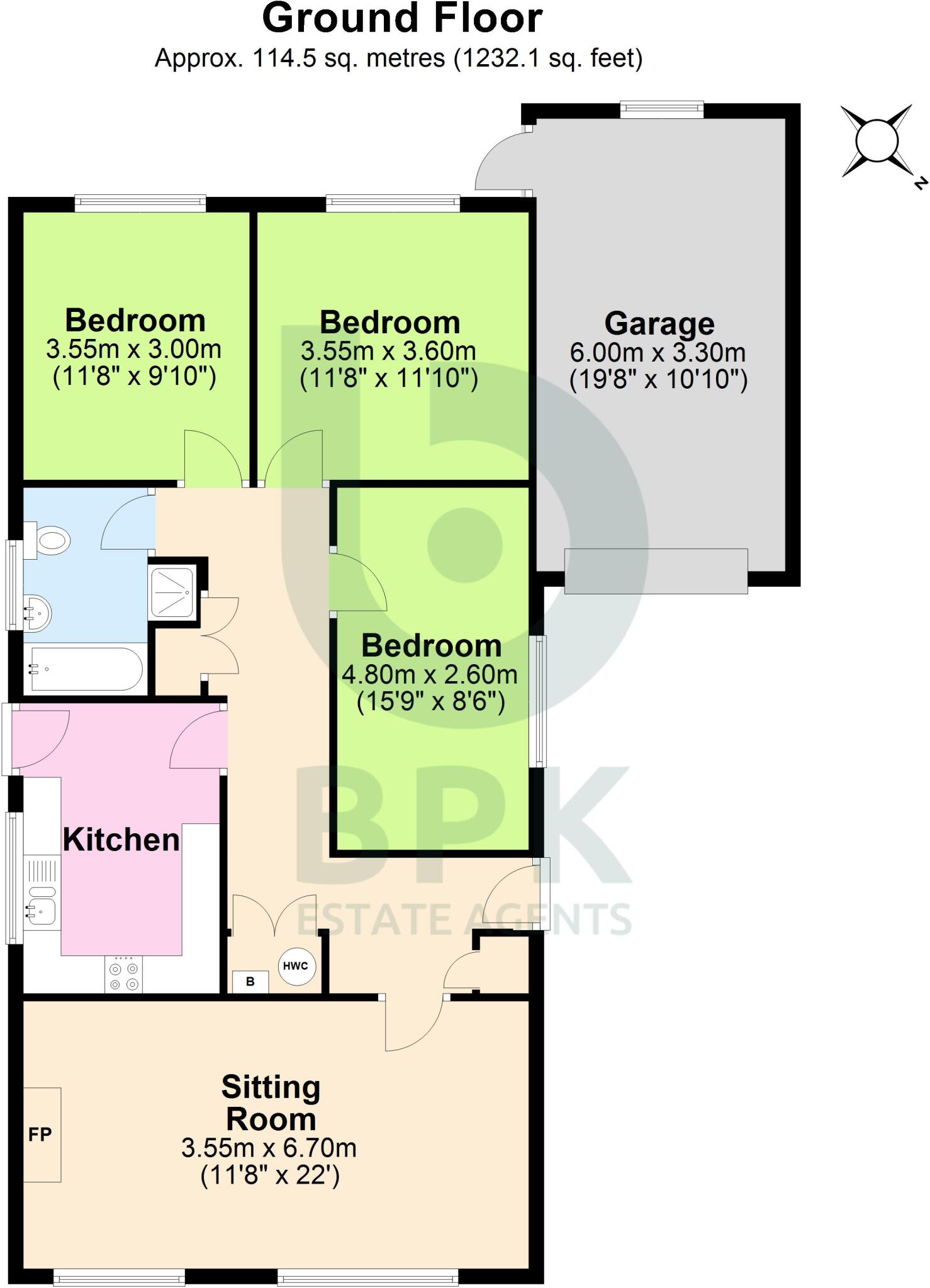 Nairn Way, Carlisle, Cumbria, CA2 floorplan