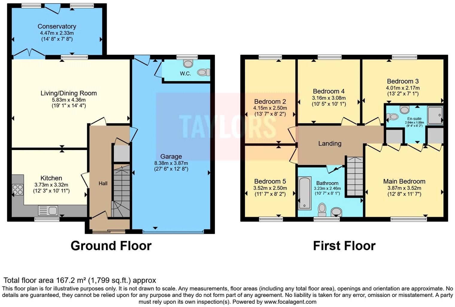 Woodhill Road, Northampton, Northamptonshire, NN5 floorplan