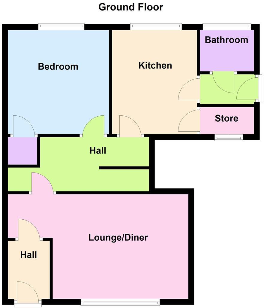 44, Red Hill Avenue, Narborough, Leicester floorplan