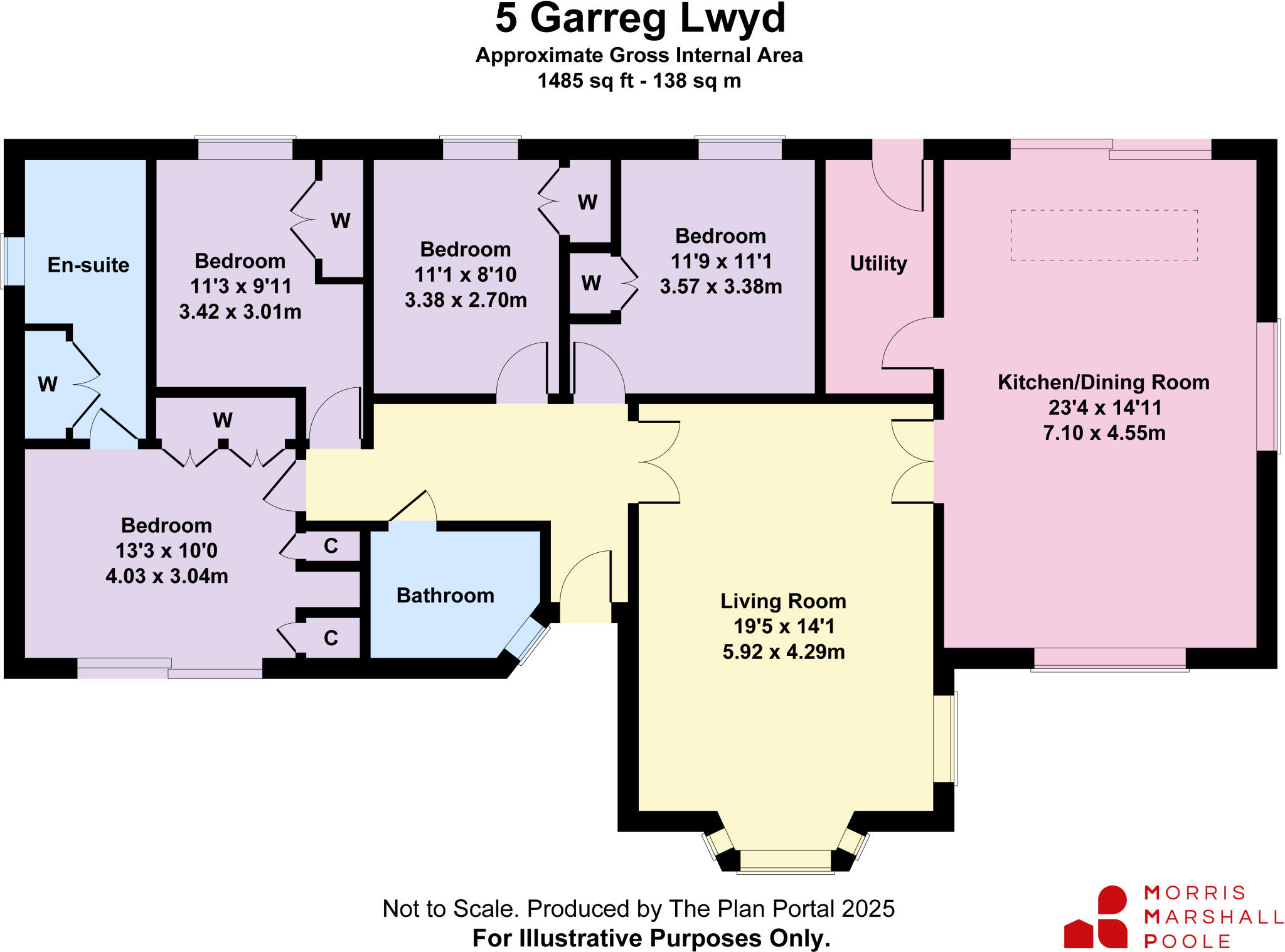 Garreg Lwyd, Tywyn, Gwynedd, LL36 floorplan