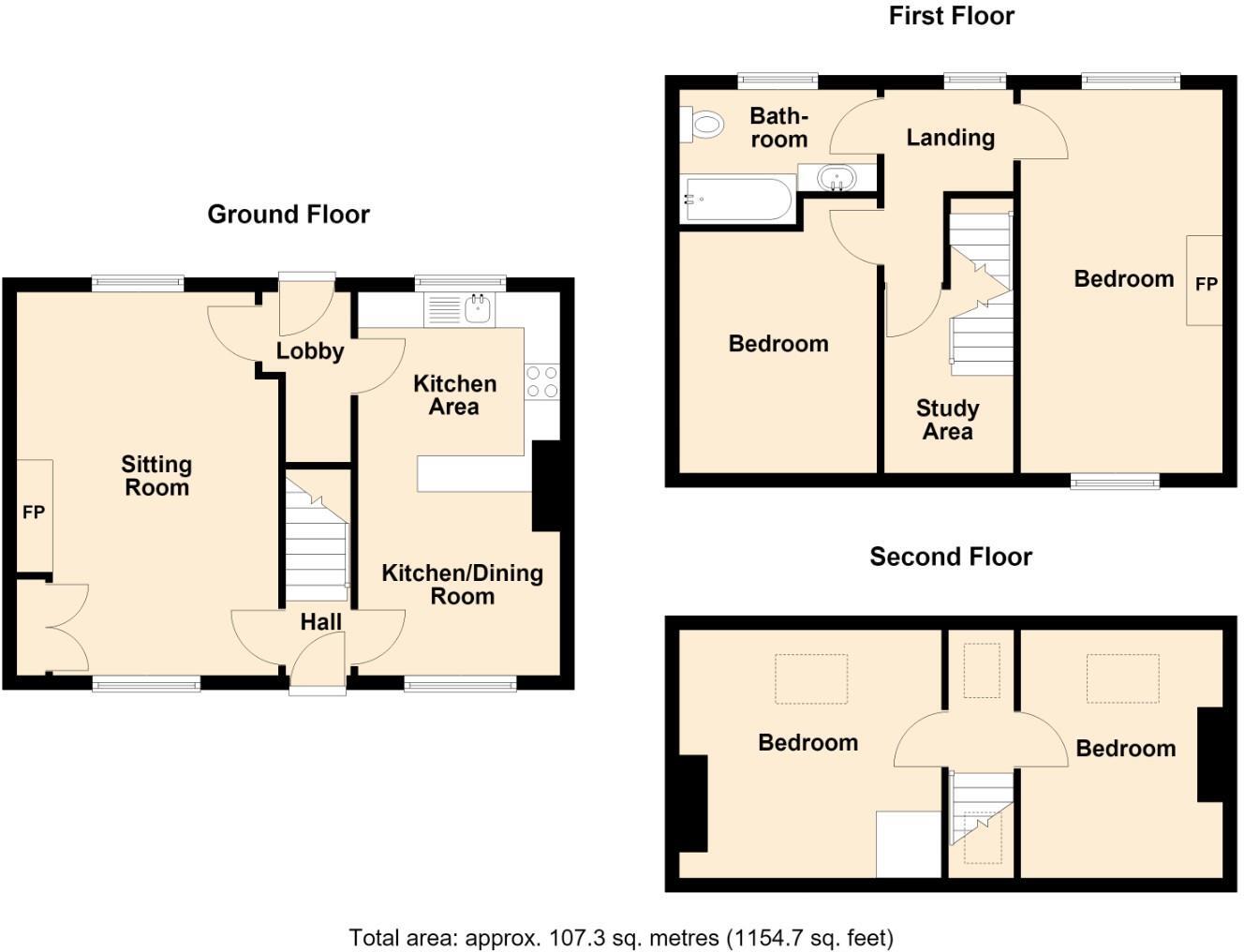 Spa View, Royal Leamington Spa floorplan