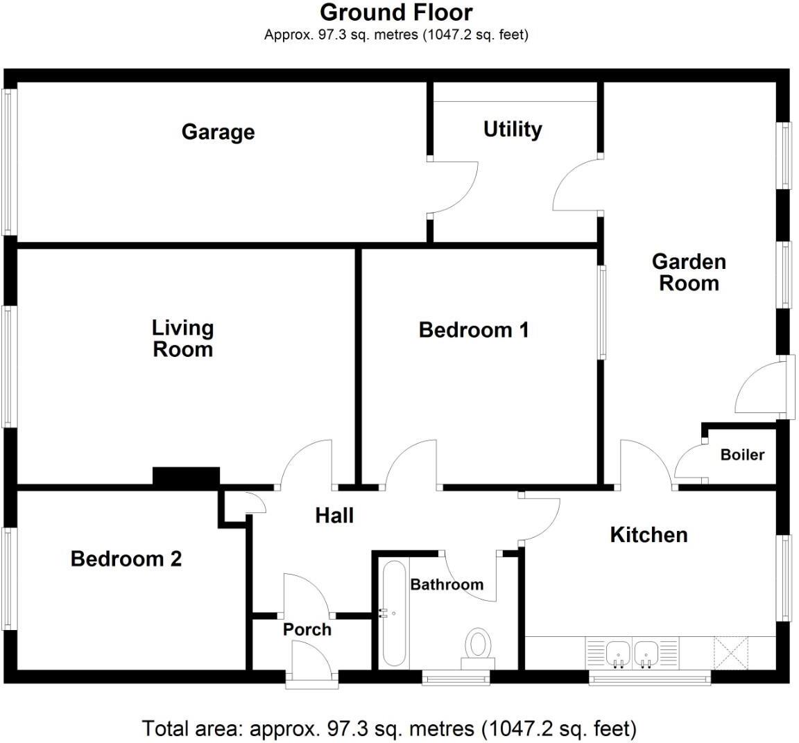 Erw Salusbury, Denbigh floorplan
