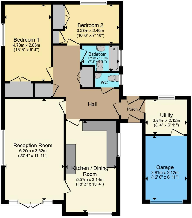 Port Isaac floorplan
