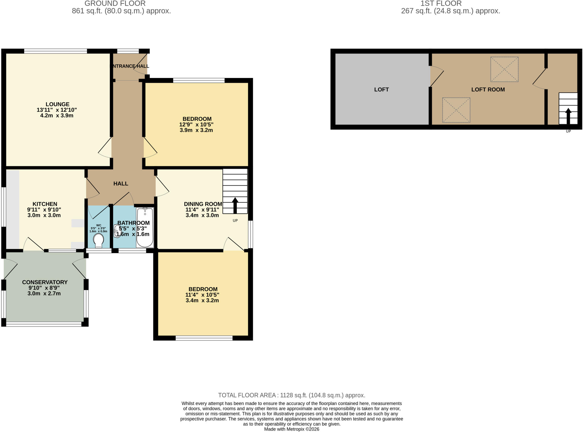 Fairfield, Ilfracombe, North Devon, EX34 floorplan