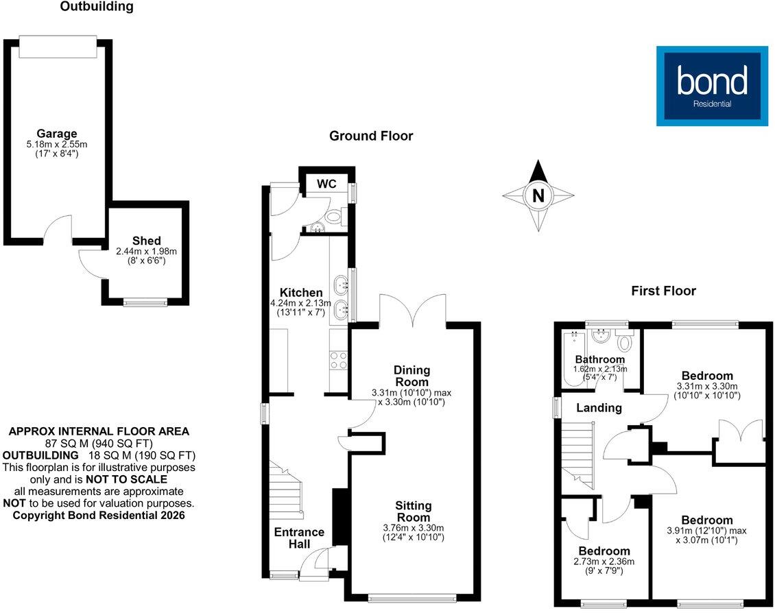 Dorset Avenue, Great Baddow, Chelmsford, CM2 floorplan