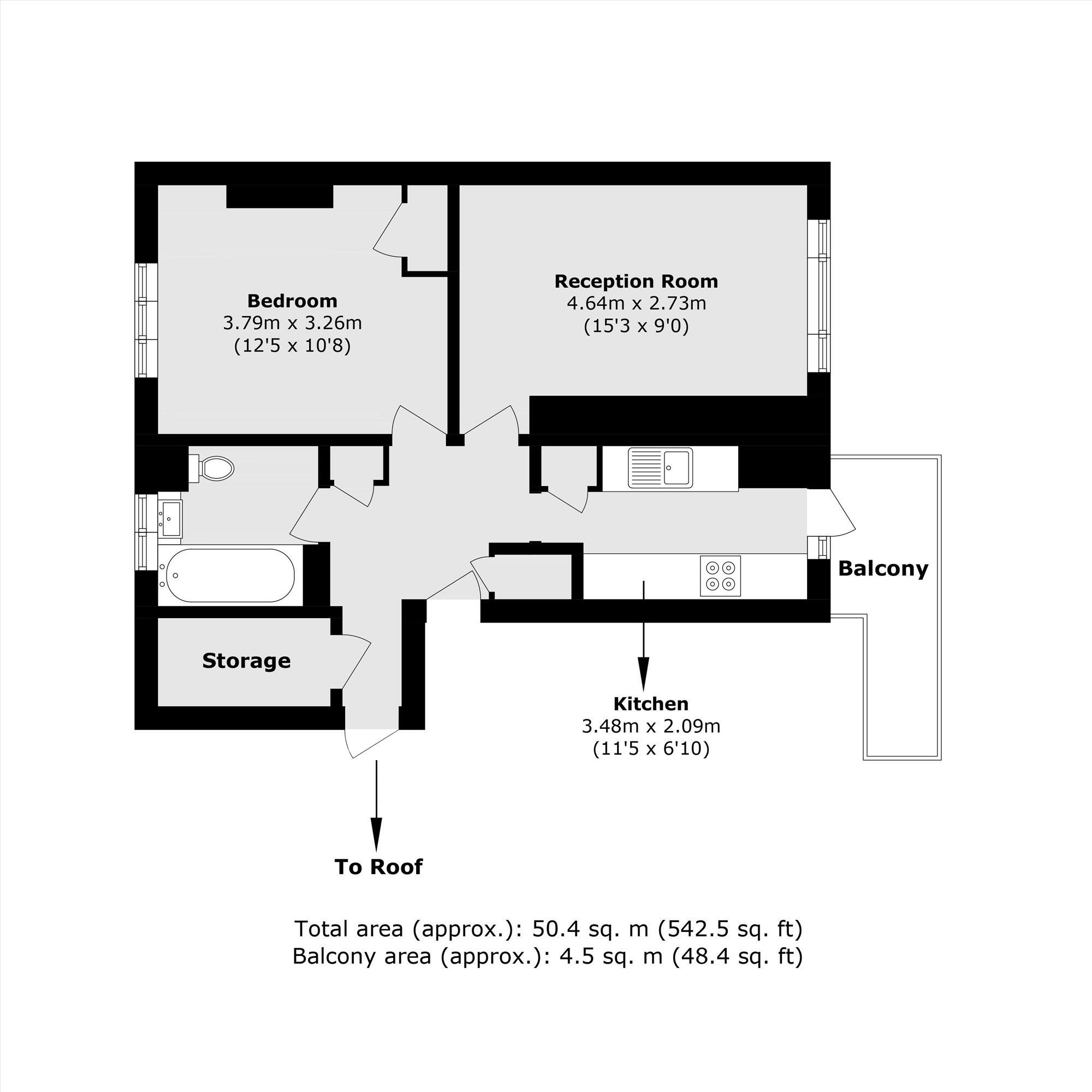 Denmark Hill Estate, Camberwell floorplan