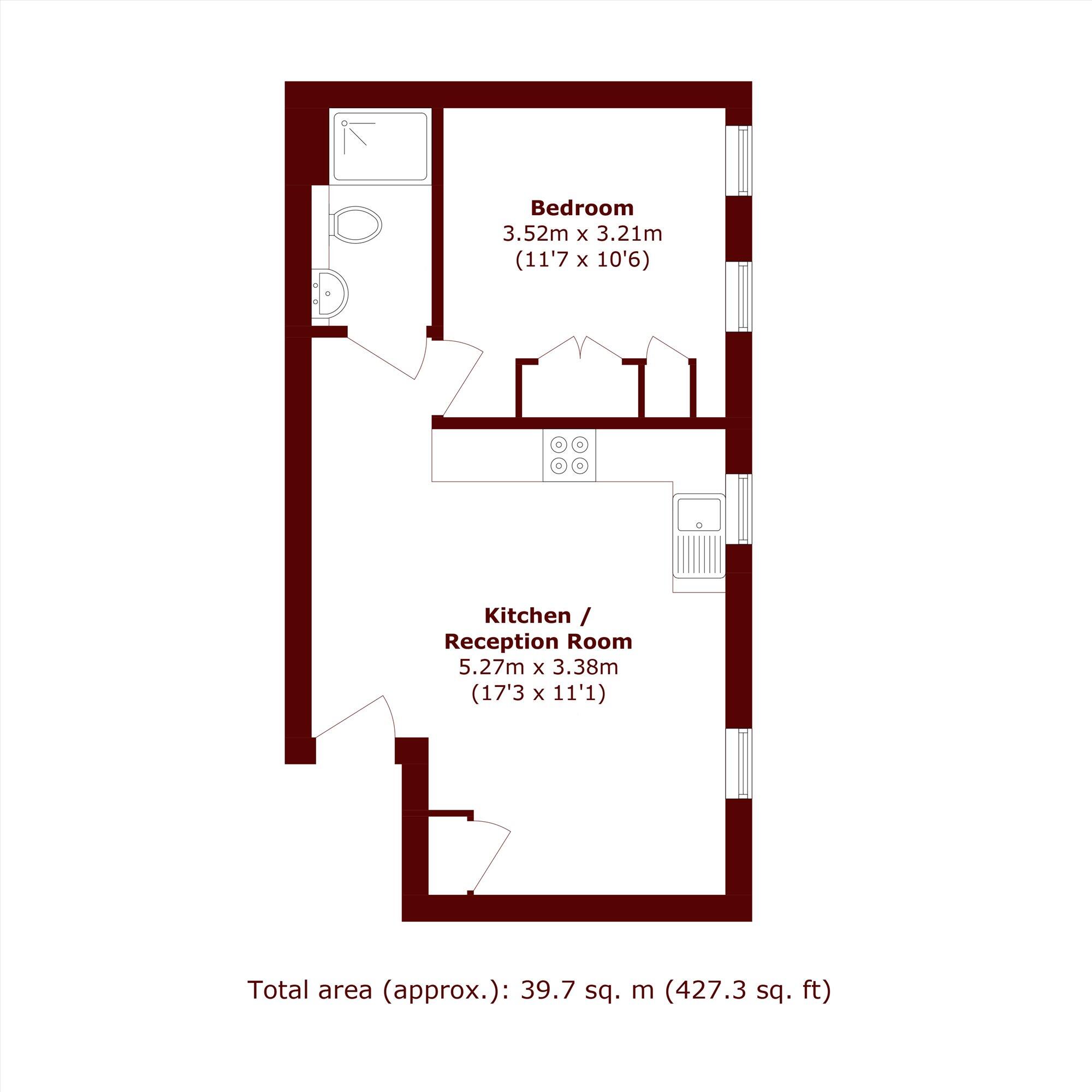 Oldham Terrace, Acton floorplan
