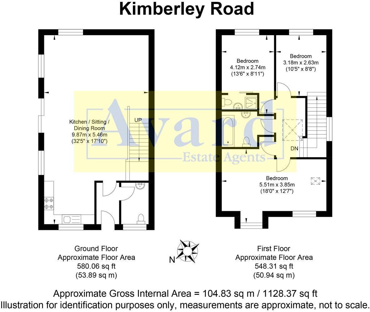 Kimberley Road, Brighton floorplan