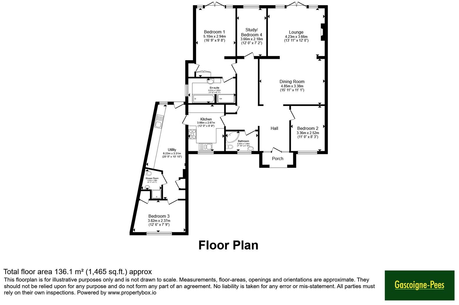 Roman Road, Basingstoke, Hampshire, RG23 floorplan