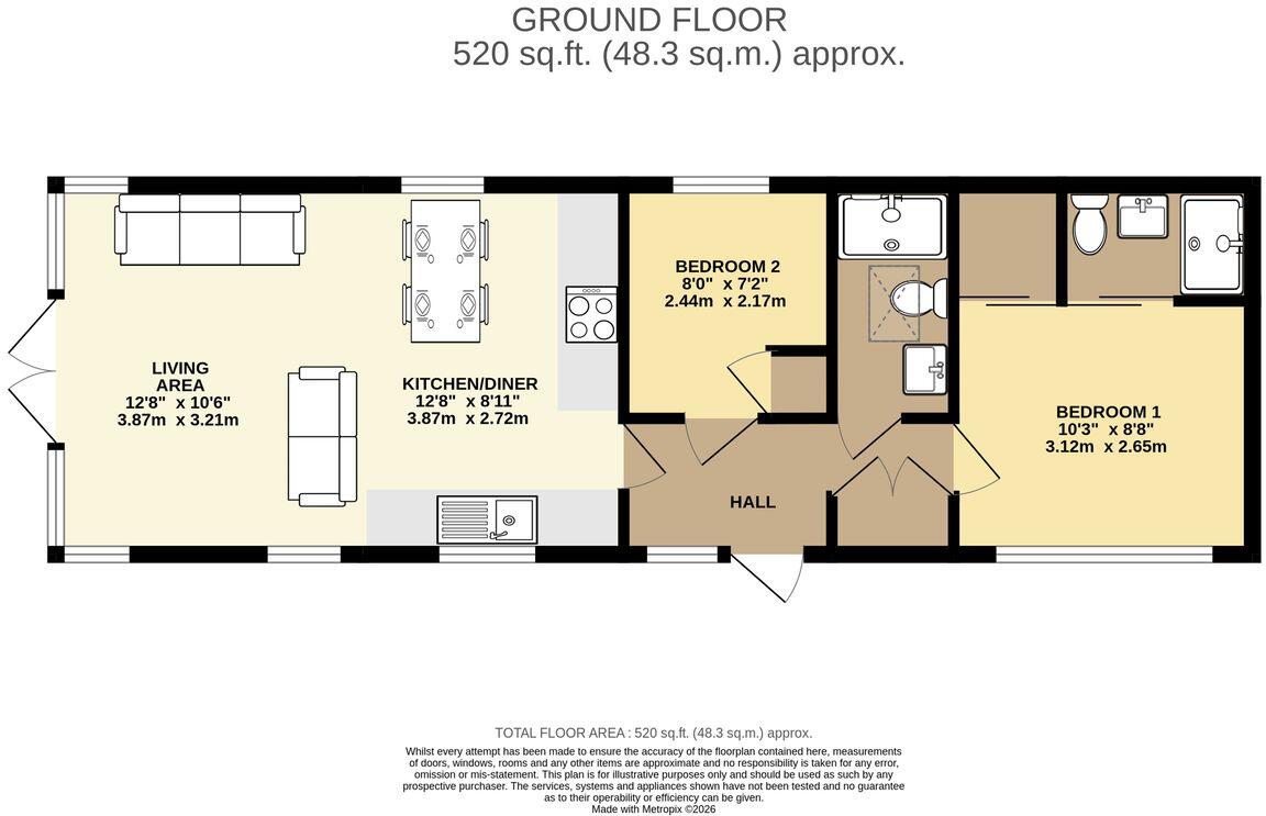Brigham Caravan Park, Brigham, Cockermouth, CA13 floorplan