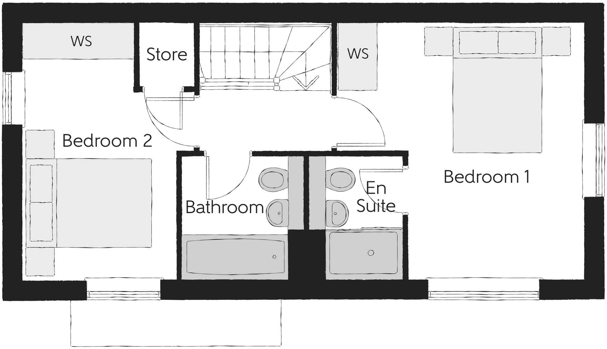 Parley Cross, 
West Parley, 
Dorset
BH22 8EB floorplan