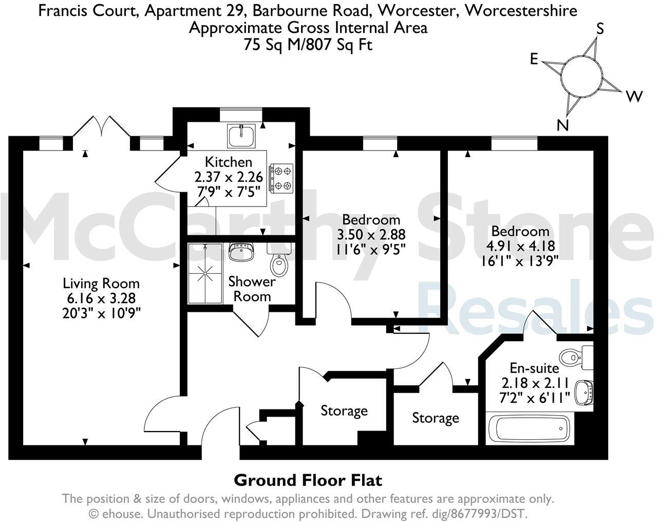 Francis Court, Barbourne Road, Worcester floorplan