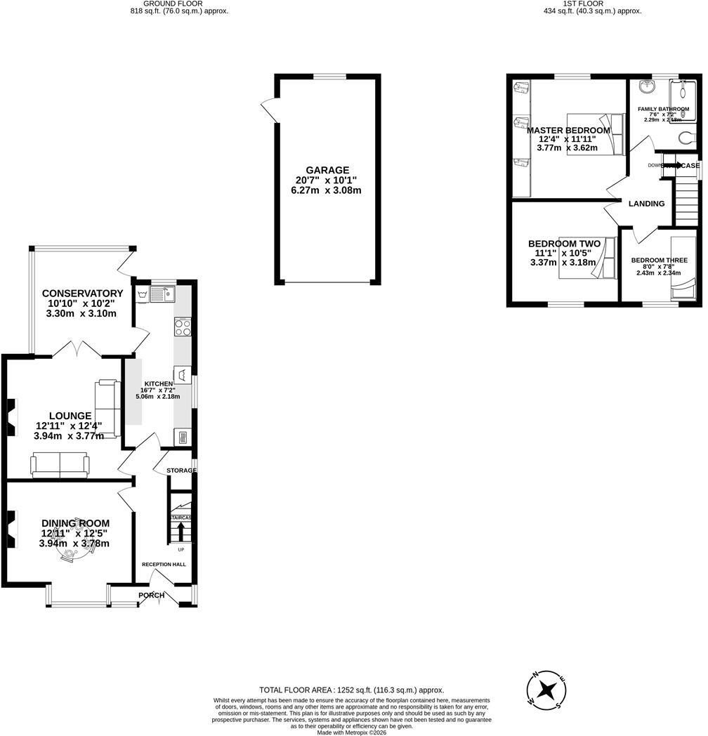 Preston Road, Charnock Richard, Chorley floorplan