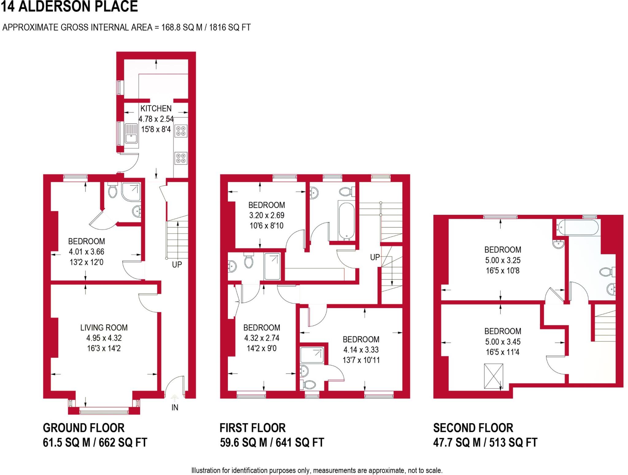 14 Alderson Place, City centre floorplan