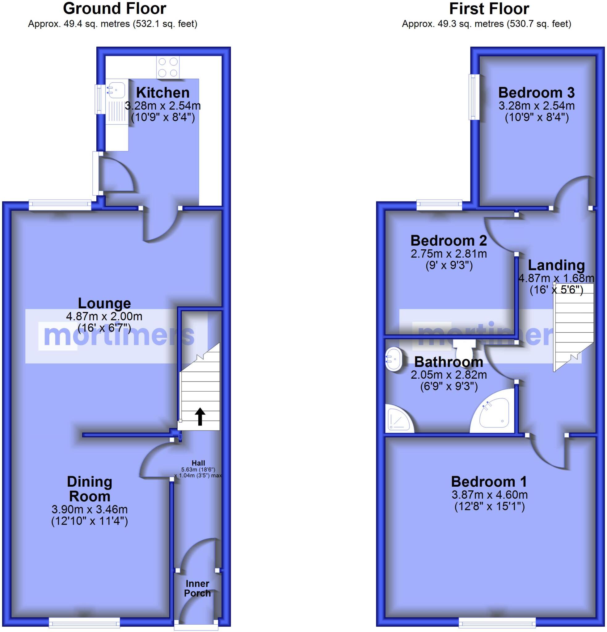James Street, Great Harwood, Lancashire, BB6 floorplan