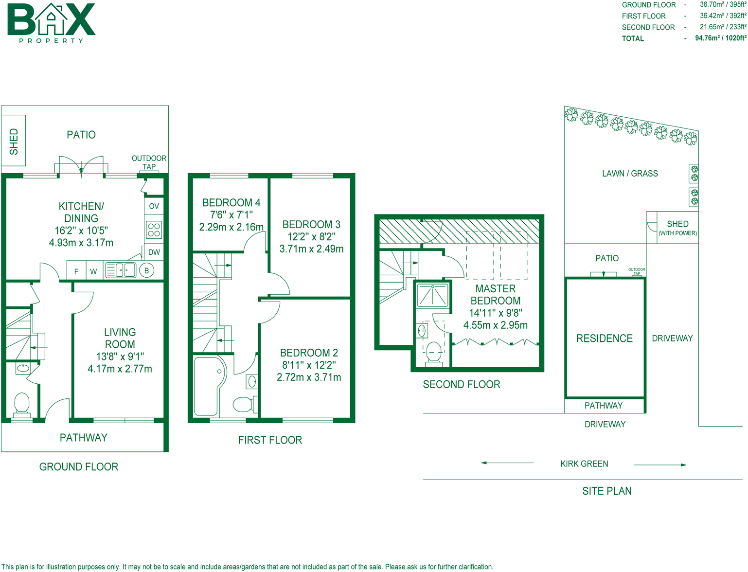 Kirk Green, Yeadon, Leeds, LS19 7GU floorplan