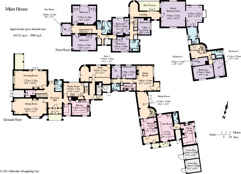 Hewins Wood House, Bradfield floorplan