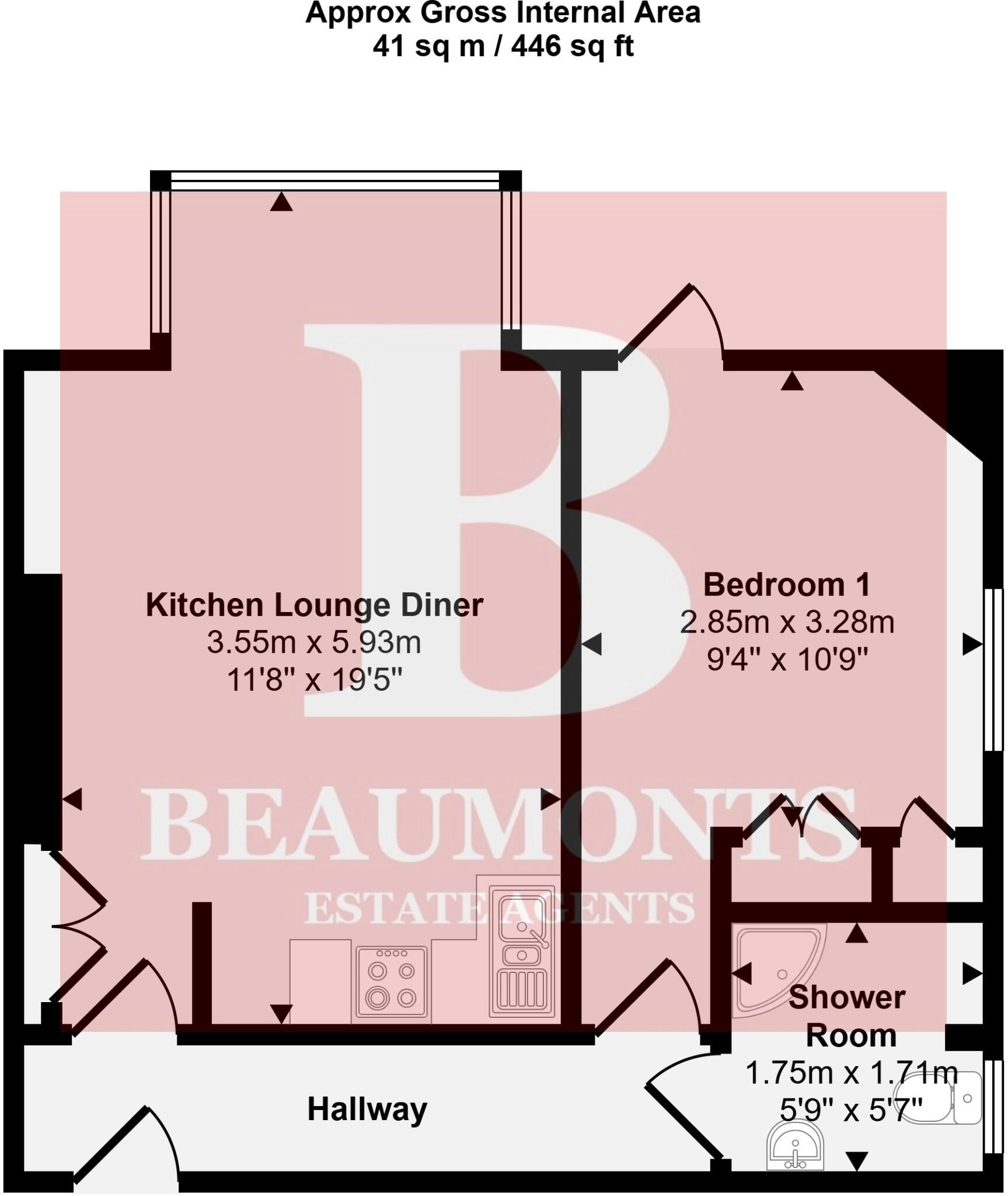 Beaconsfield Villas, Sussex floorplan