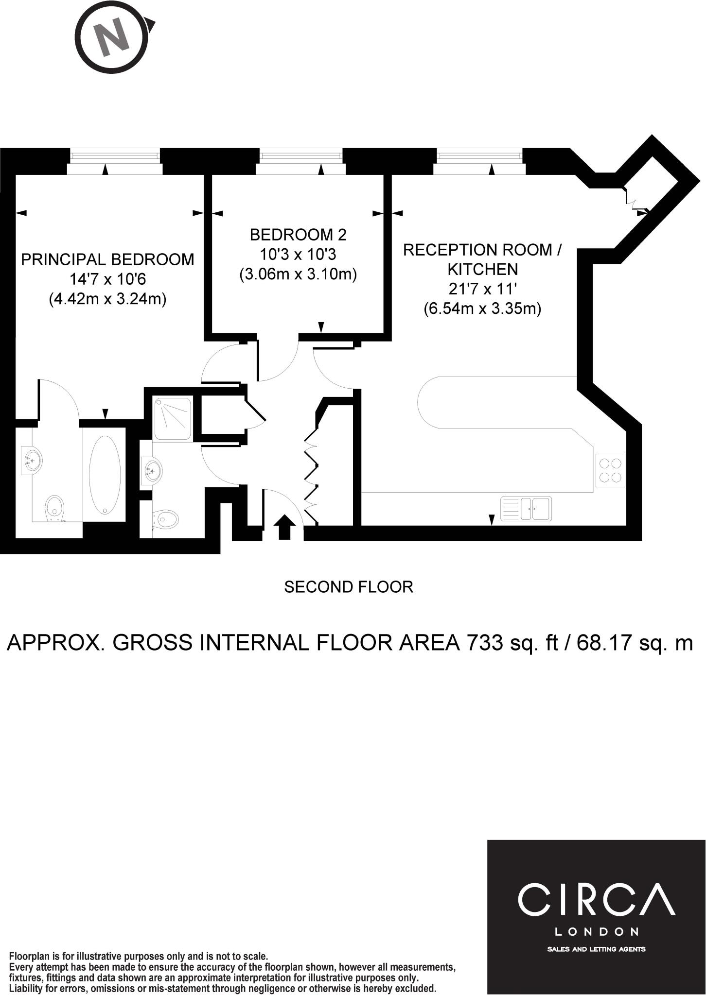 South Block, Belvedere Road, SE1 floorplan