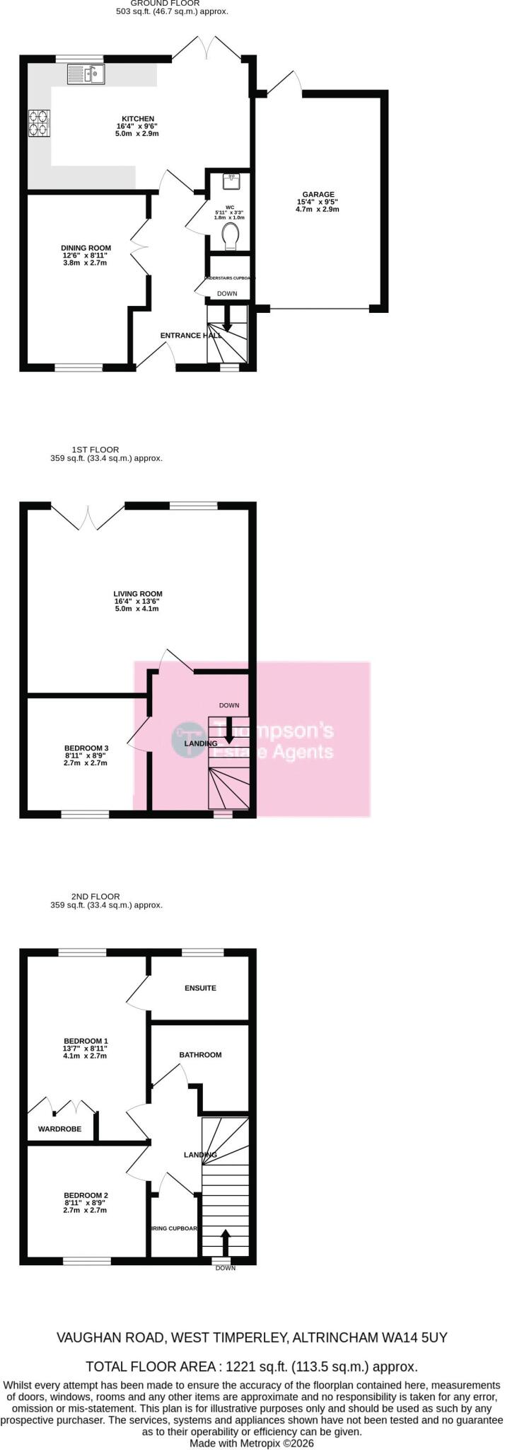 Vaughan Road, West Timperley floorplan