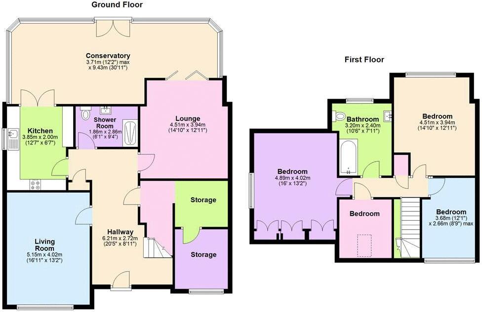 Golf Open 2026 - Langdale Avenue, Formby - Sleeps 6 floorplan