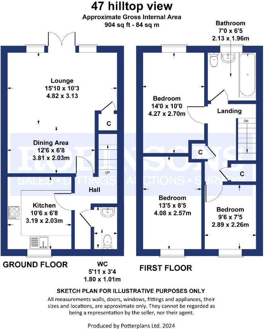 Hill Top View, Bowburn, Durham floorplan